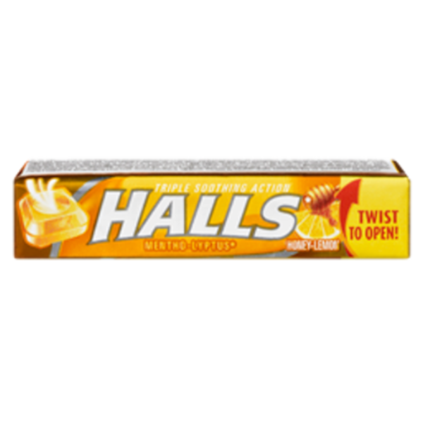 Lozenges Halls Honey Lemon NPM 670g-33.5g 20