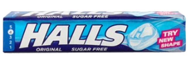 Lozenges Halls Mentho-Lyptus Blue New Shape NPM 670g-33.5g 20