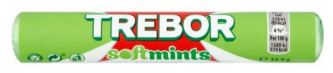 Mints Trebor Softmint Peppermint NPM 41.3g 40