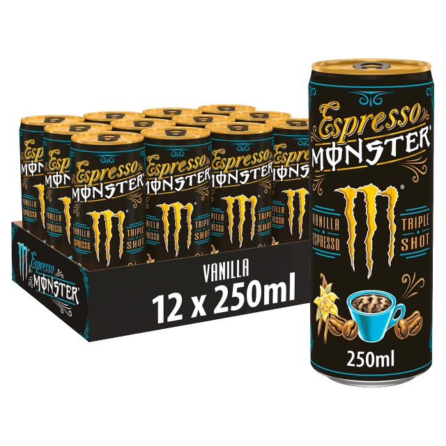 Monster Espresso Vanilla 250ml x 12 (Can)