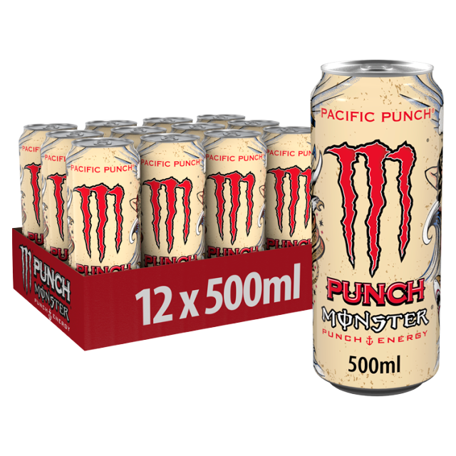 Monster Pacific Punch 500ml x 12 (Can)