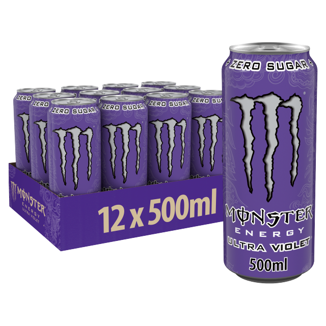 Monster Ultra Violet 500ml x 12 (Can)
