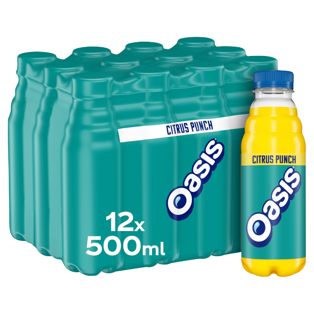 Oasis Citrus Punch 500ml x 12 (Bottle)