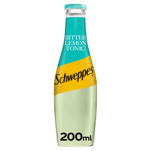 Schweppes Bitter Lemon 200ml x 24 (Glass)