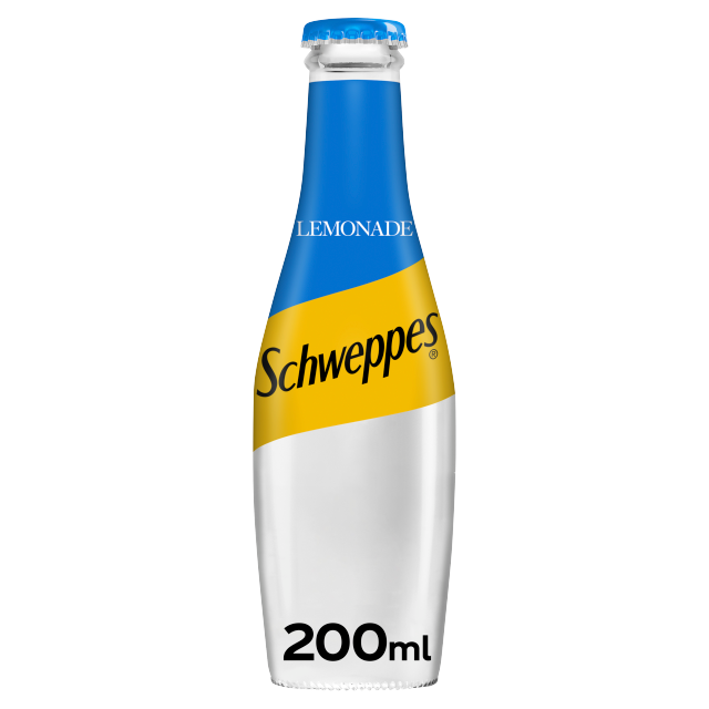 Schweppes Lemonade 200ml x 24 (Glass)