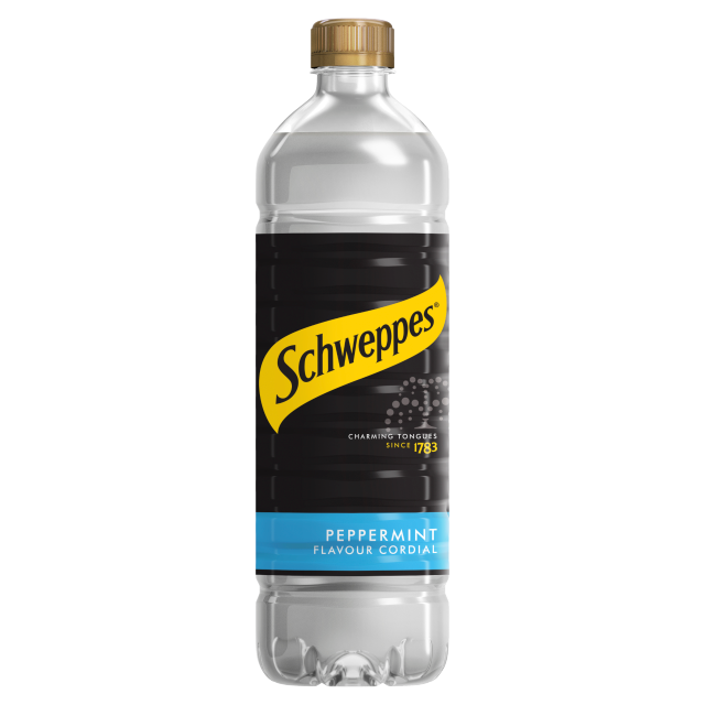 Schweppes Peppermint Cordial 1L x 12 (Bottle)
