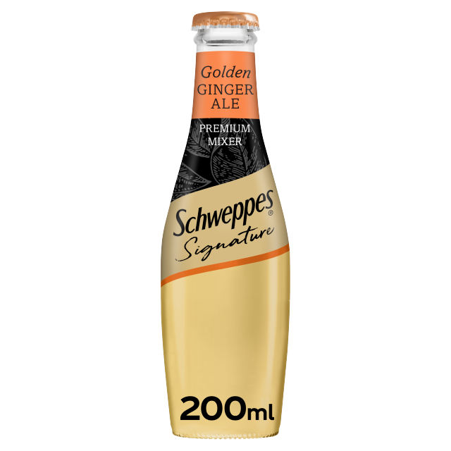 Schweppes Signature Ginger Ale 200ml x 12 - (Glass)