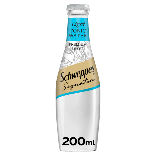 Schweppes Signature Light Tonic Water 200ml x 24 (Glass)