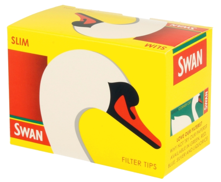 Smoking Accessories Filter Tips Swan Slim Line NPM 165s 12