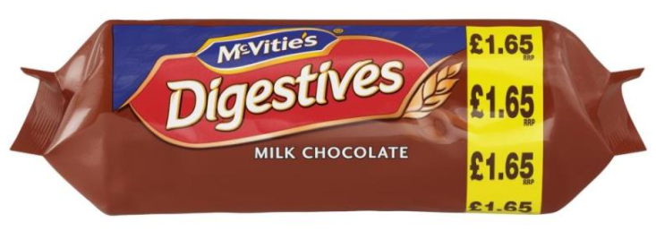 Snacks McVities Digestive Milk PM 1.65 266g 15