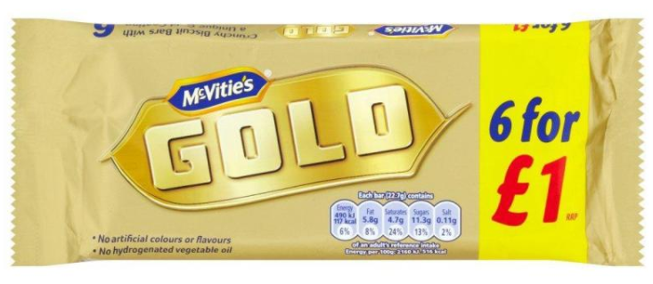 Snacks McVities Gold PM 1.00 - 12