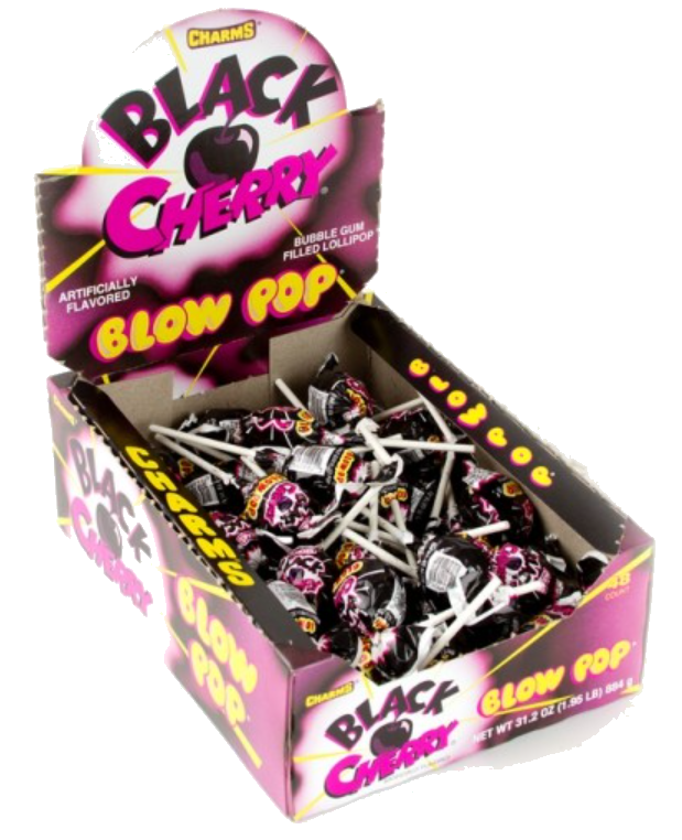Sweets & Candy Blow Pops Black Cherry NPM 18g 576