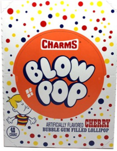 Sweets & Candy Blow Pops Cherry NPM 18g 576