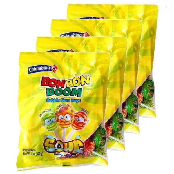 Sweets & Candy Colombina Bon Bon Boom Sour Peg Bag NPM 170g 12