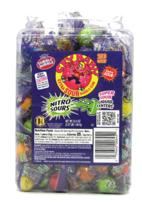 Sweets & Candy Cry Baby Jar Nitro Sour Gum NPM 1077g 1