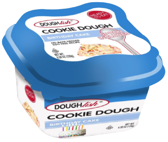 Sweets & Candy Doughlish Birthday Cake Cookie Dough  NPM 128g 32