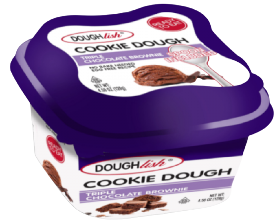 Sweets & Candy Doughlish Triple Chocolate Brownie Cookie Dough  NPM 128g 8