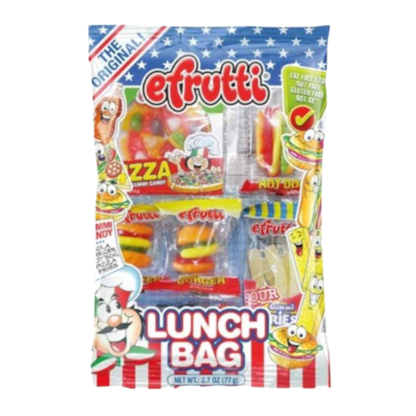 Sweets & Candy Efrutti Gummi Lunch Shelf Tray NPM 77g 12