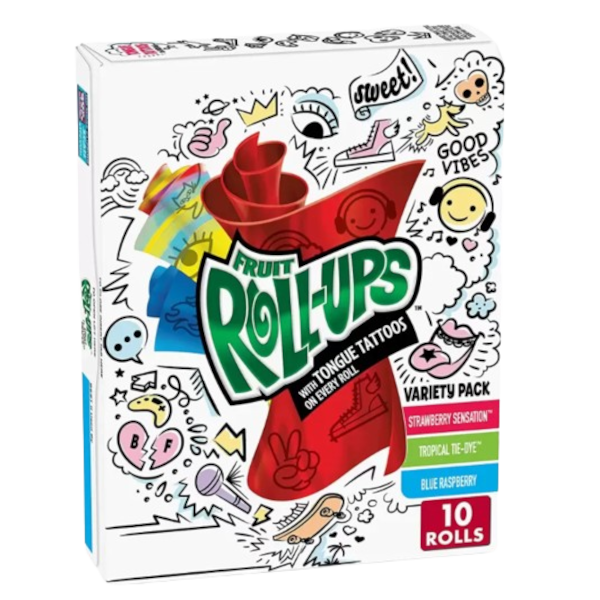 Sweets & Candy Fruit Roll Ups Variety Pack NPM 10s 5oz 10