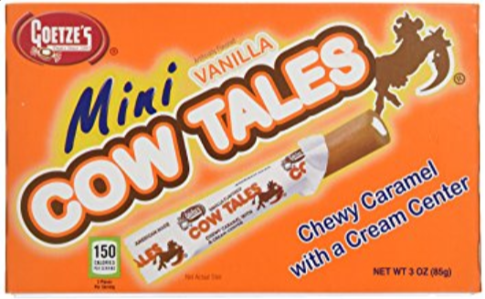 Sweets & Candy Goetze's Caramel Mini Cow Tales Theatre NPM 85g 12