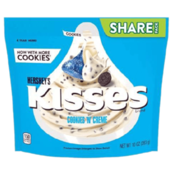 Sweets & Candy Hershey's Kisses Cookies N Creme NPM 284g 8