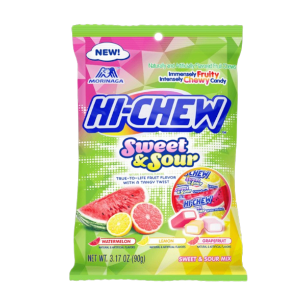 Sweets & Candy Hi Chew Sweet & Sour Mix Peg Bag NPM 90g 6