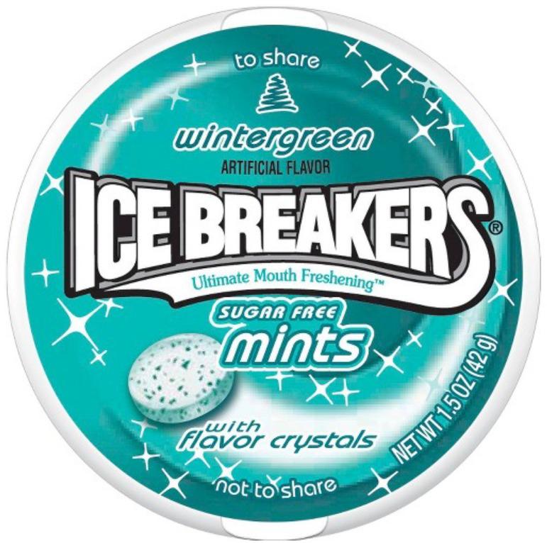 Sweets & Candy Ice Breaker Wintergreen Mints NPM 43g 192