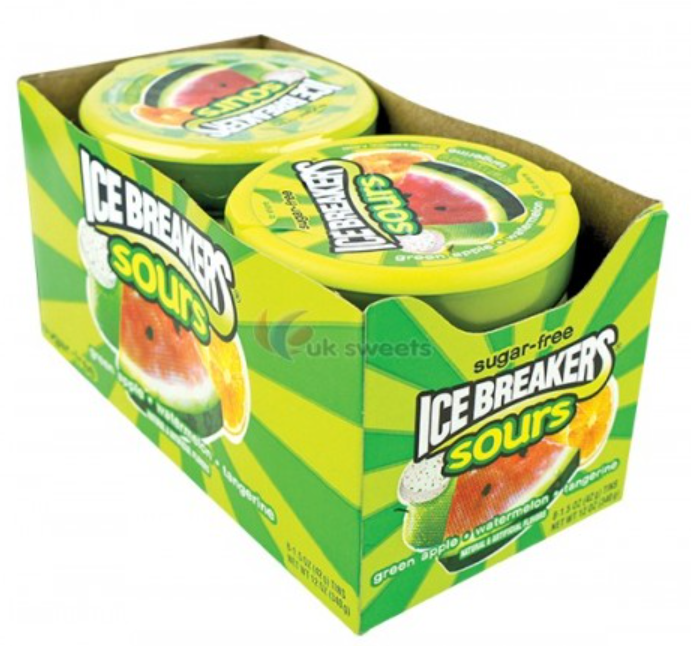 Sweets & Candy Ice Breakers Sours NPM 42g 8