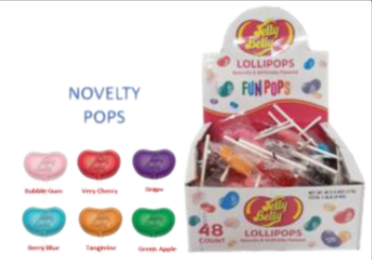 Sweets & Candy Jelly Belly Lollipops NPM 17g 288