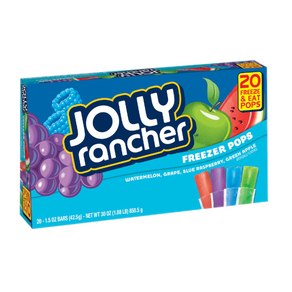 Sweets & Candy Jolly Rancher Freezer Bar NPM 1.5oz 20s 12