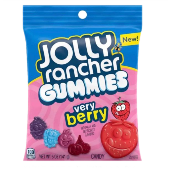 Sweets & Candy Jolly Rancher Gummies Very Berry Peg Bag NPM 141g 12