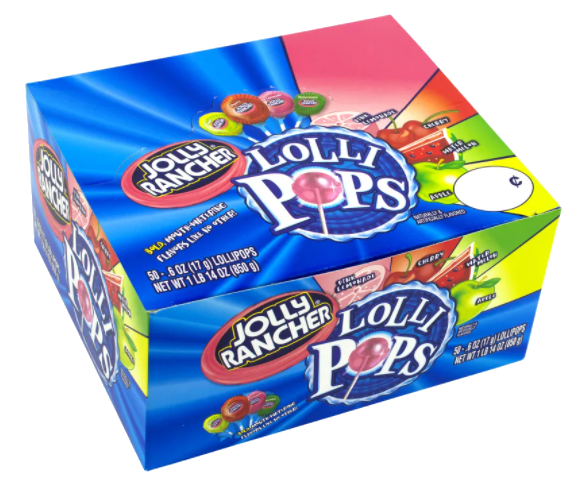 Sweets & Candy Jolly Rancher Lollipops NPM 17gm 50s 1