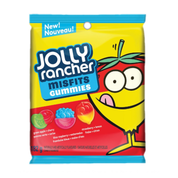 Sweets & Candy Jolly Rancher Misfits Gummies Assorted Original NPM 182g 10