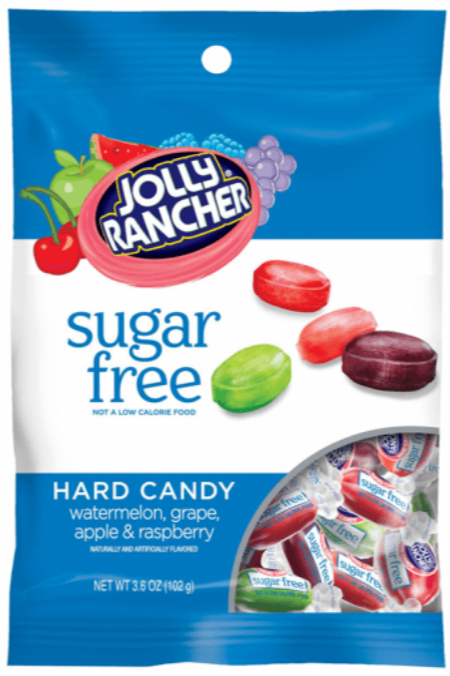 Sweets & Candy Jolly Rancher Sugar Free Peg Bag  NPM 102g 12
