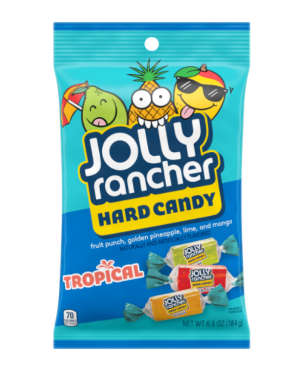 Sweets & Candy Jolly Rancher Tropical Peg Bag NPM 184g 10