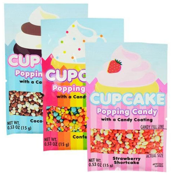 Sweets & Candy KoKo's Cupcake Popping Candy NPM 15g 20