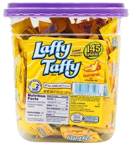 Sweets & Candy Laffy Taffy Banana Mini's NPM 145s 8