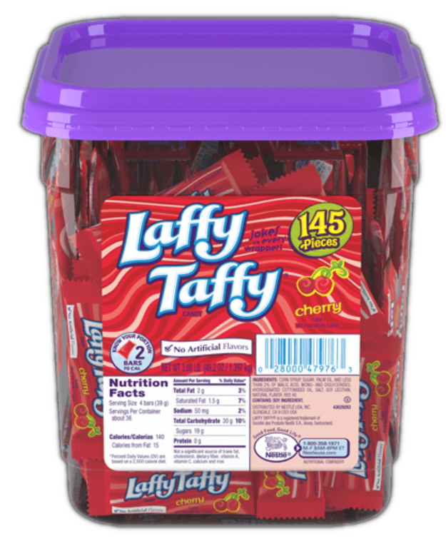 Sweets & Candy Laffy Taffy Cherry Mini's NPM 145s 8