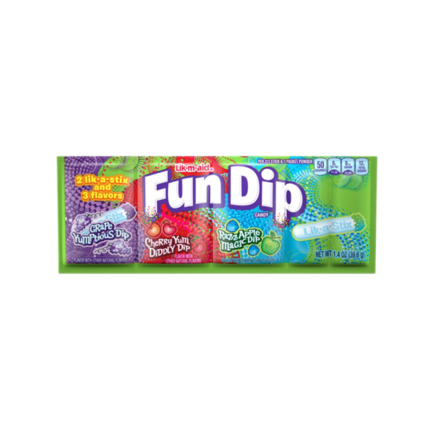 Sweets & Candy Lik-M-Aid Fun Dip  NPM 39g 24