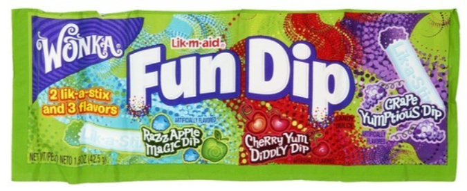 Sweets & Candy Lik-M-Aid Fun Dip  NPM 39g 288
