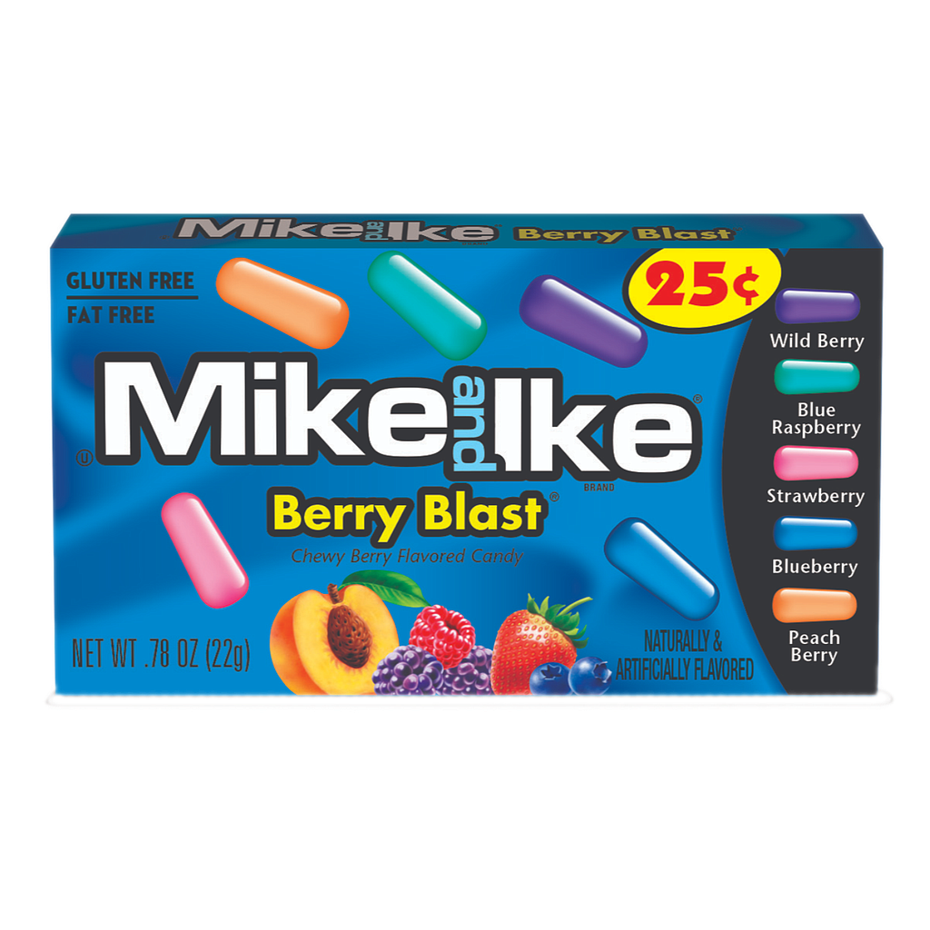Sweets & Candy Mike & Ike Berry Blast NPM 22g 24