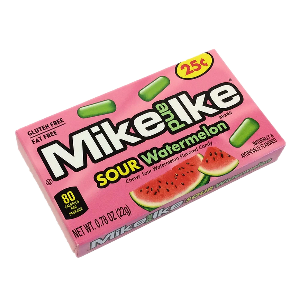 Sweets & Candy Mike & Ike Sour Watermelon NPM 22g 24