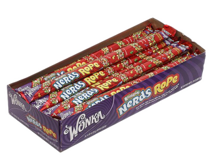 Sweets & Candy Nerds Rope Rainbow NPM 26g 24