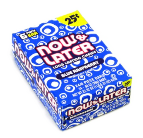 Sweets & Candy Now & Later Blue Raspberry NPM 26g 288