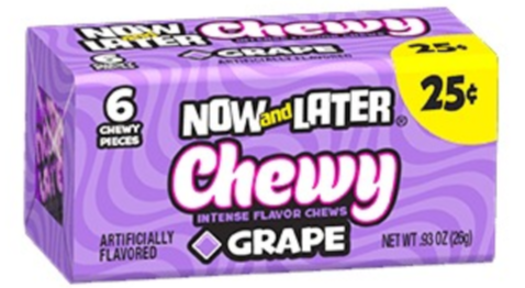 Sweets & Candy Now & Later Chewy Grape NPM 26g 288