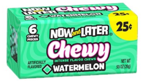 Sweets & Candy Now & Later Chewy Watermelon NPM 26g 288