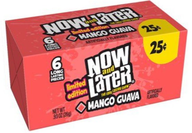 Sweets & Candy Now & Later Mango Guava  NPM 26g 288