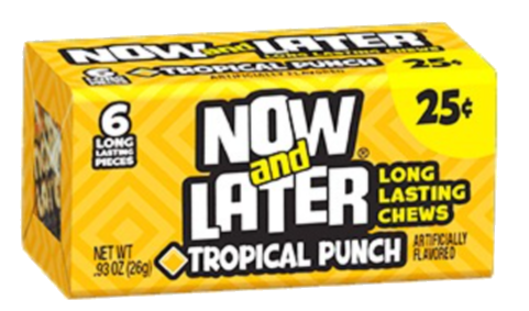 Sweets & Candy Now & Later Tropical Punch NPM 26g 24