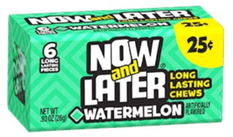 Sweets & Candy Now & Later Watermelon NPM 26g 288