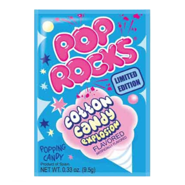 Sweets & Candy Pop Rocks Cotton Candy NPM 9g 24